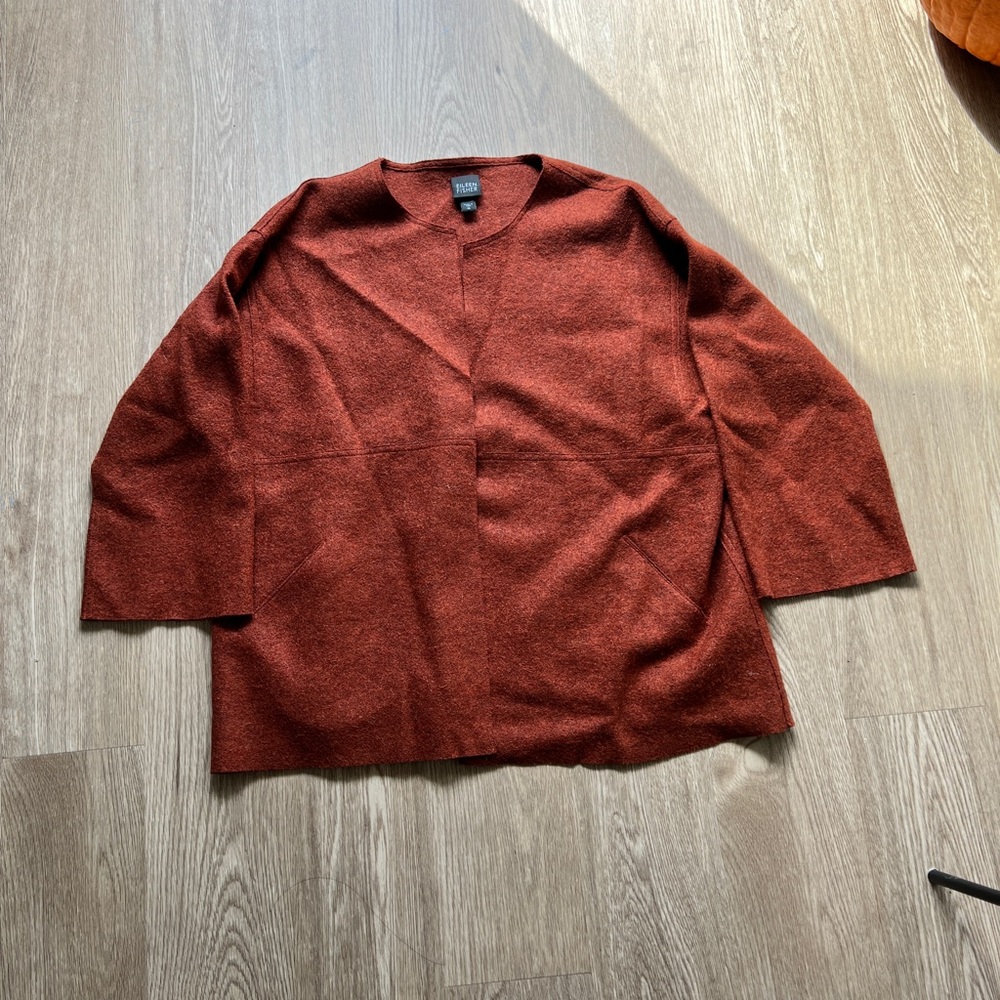 Eileen fisher alpaca wool cardigan
